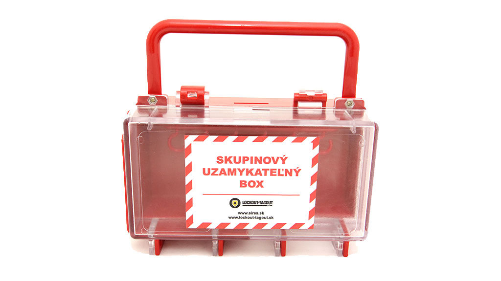 Lockout Tagout LOTO skupinový uzamykací box